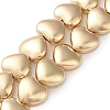 Electroplate Glass Beads Strands EGLA-H109-12-03-2