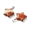 Natural Red Jasper Pendants GG-K002-10M-2