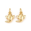 Halloween Brass Charms KK-H292-03G-1