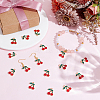 90Pcs Alloy Enamel Pendants ENAM-ME0001-03-5