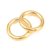 Brass Closed Jump Rings KK-D257-01G-03-2