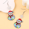 Christmas Acrylic Dangle Earrings FS-WGA1292-02-1