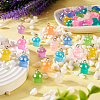 Luminous Translucent Resin Mushroom Charms CD-TAC0001-47-13