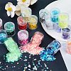 PET Luminous Shining Nail Art Glitter MRMJ-WH0070-27-5