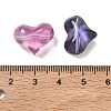 Baking Paint Transparent Glass Beads GL-CBAB158-02-3