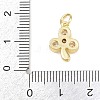 Brass Micro Pave Cubic Zirconia Charms LS-KK-H525-02B-G-3