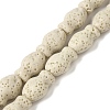 Natural Lava Rock Beads Strands G-U007-01F-1