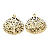 Ocean 304 Stainless Steel Enamel Pendants STAS-T076-08D-04G-1