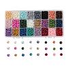 24 Colors Glass Pearl Beads HY-JP0004-4mm-03-1