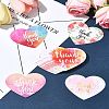 Coated Paper Thank You Greeting Card DIY-FS0007-76C-11