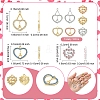 18Pcs 9 Styles Rack Plating Alloy Pendants FIND-FS0003-10-4