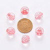 Transparent Acrylic Beads TACR-S154-11A-52-4