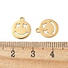 304 Stainless Steel Charms STAS-L022-452G-3