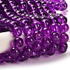 Drawbench Transparent Glass Beads Strands GLAD-Q012-10mm-20-2