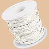 10M Flat Braided Imitation Leather Cords LC-CL0001-04D-7