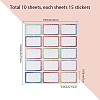 PVC Self Adhesive Stickers DIY-WH20007-64A-2