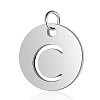 Non-Tarnish 304 Stainless Steel Charms STAS-S105-T514S-C-1