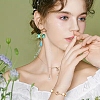 24Pcs 8 Colors Alloy Rhinestone Connector Charms FIND-YW0011-45-6