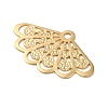 Brass Pendants KK-O100-10G-2