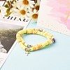 Handmade Polymer Clay Stretch Bracelets Sets BJEW-JB06350-03-2