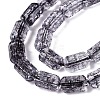 Crackle Transparent Glass Beads Strands GLAA-N068-05A-01-3
