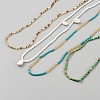 Plastic Waist Belts Seed Bead Chain AJEW-WH20059-39A-2