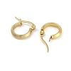 PVD Vacuum Plating 202 Stainless Steel Hoop Earrings EJEW-H003-46G-2