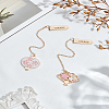 2Pcs 2 Styles Zinc Alloy Enamel Bookmarks AJEW-LP0006-05A-1