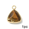 Natural Tiger Eye Pendants G-YW0003-01D-1