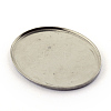 Tarnish Resistant 304 Stainless Steel Plain Edge Bezel Cups LS-STAS-Q194-12-3