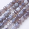 Natural Banded Agate Beads Strands G-G754-02-10mm-1