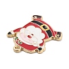 Christmas Theme Alloy Enamel Pendants ENAM-D060-04H-2