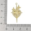 Golden Alloy Pendants PALLOY-U003-09G-06-3