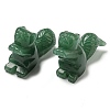 Natural Green Aventurine Carved Healing Squirrel Figurines DJEW-D012-01G-1