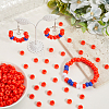 800Pcs Opaque Plastic Beads KY-SP0001-47C-3