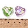 Plating Printed Transparent Acrylic Beads AC-CBA49BC-05-3