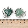 Natural Green Aventurine  Pendants G-Q025-01P-07-2