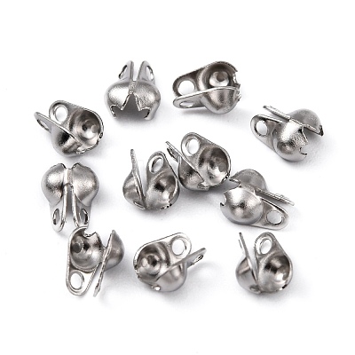 Tarnish Resistant 304 Stainless Steel Bead Tips X-STAS-R063-21-1