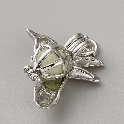 Alloy Bead Cage Pendants FIND-WH0173-218A-1