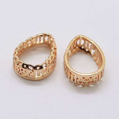 Brass Sew on Prong Settings KK-E753-06LG-10x14-1