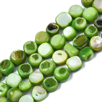 Natural Trochid Shell/Trochus Shell Beads Strands SHEL-S258-083-B05-1