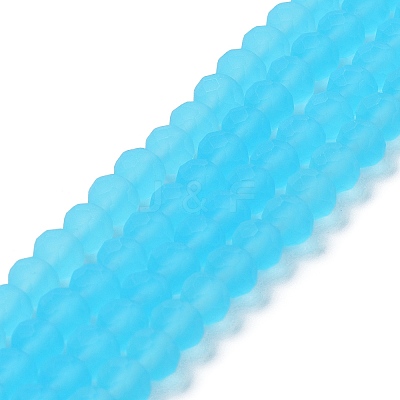Transparent Glass Beads Strands EGLA-A034-T2mm-MD08-1