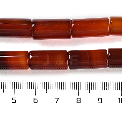 Natural Red Agate Beads Strands G-NH0019-A03-02-1