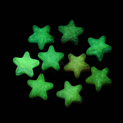 Luminous Opaque UV Plating Acrylic Beads OACR-Q204-22-1