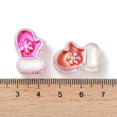 UV Plating Acrylic Beads X-OACR-Z021-02G-1
