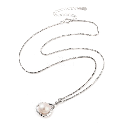 925 Sterling Silver Necklaces STER-Z009-12P-1