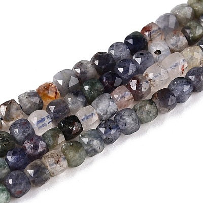 Natural Iolite Beads Strands G-N342-112B-1