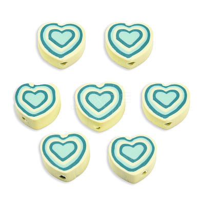 Handmade Polymer Clay Beads CLAY-ZX006-13B-1