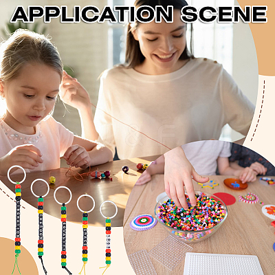 DIY Keychain Kits DIY-MA0007-25-1