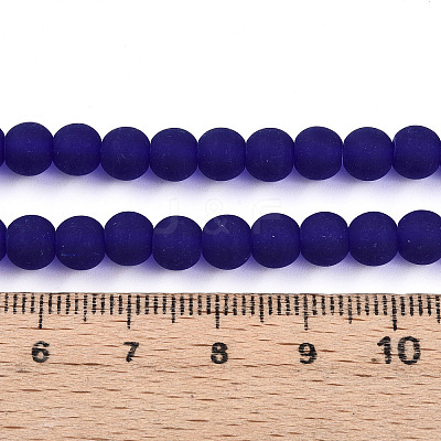 Transparent Glass Beads Strands X-GLAA-T032-T6mm-MD15-1